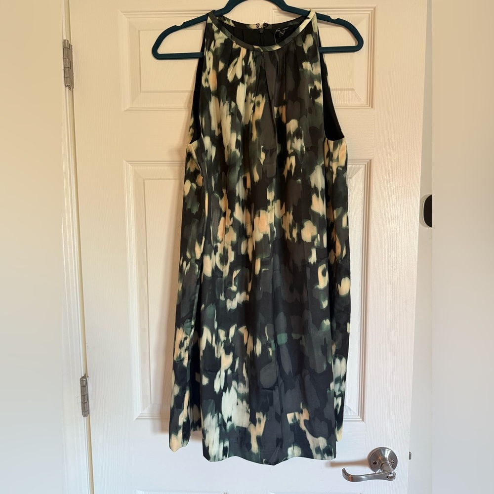 Banana Republic Black and Green Dress